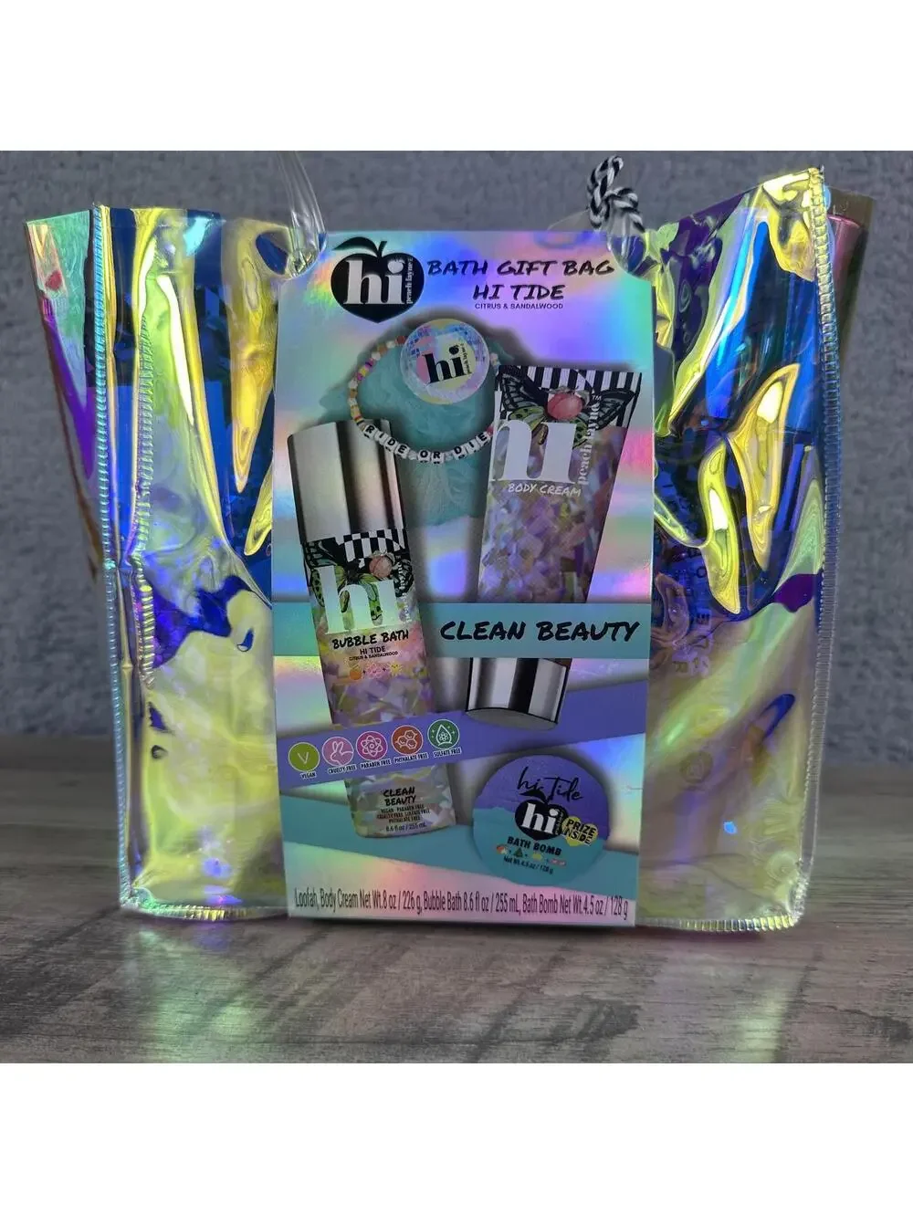 hi by Peach Layne Hi Tide Bath Gift Bag Set Clean Beauty